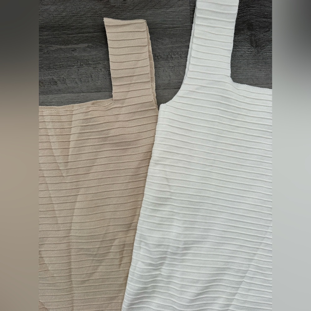 🌻NWOT Ribbed Tank Top Set 🌻 - Picture 6 of 6
